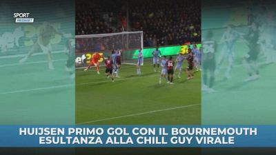 Huijsen come Chill Guy: esultanza virale