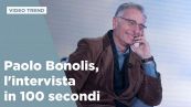 Paolo Bonolis, l'intervista in 100 secondi