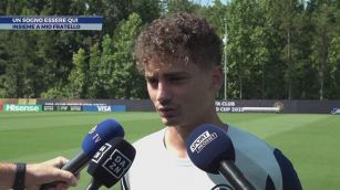Inter, senti Sebastiano Esposito: "Un sogno essere qui"