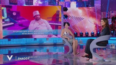 Giordana Angi e il saluto di Shaggy