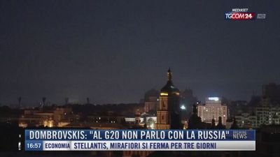 Breaking News delle 17.00 | Dombrovskis: "Al G20 non parlo con la Russia"