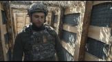 I soldati ucraini costruiscono trincee sul fronte orientale