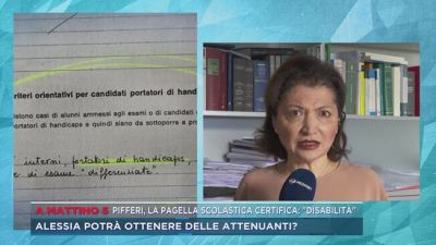 Pifferi, i documenti scolastici: "Aveva un handicap"