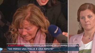 Udienza Pifferi, la reazione della mamma di Alessia