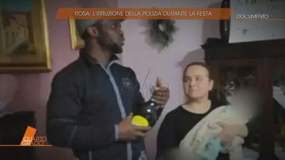 Rosa Vespa: l'irruzione della Polizia durante la festa