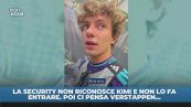 La security non riconosce Kimi Antonelli