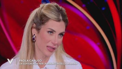 Paola Caruso e la sofferenza per la malattia della mamma