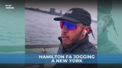 Hamilton: 10 km di corsa nella fredda New York