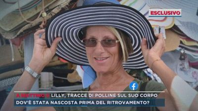 Lilly, tracce di polline sul suo corpo