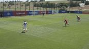 I 5 gol di Pio Esposito in amichevole: destro, sinistro, testa e…