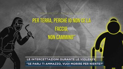Le intercettazioni durante le violenze