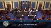 Il senato Usa approva tagli per 9 miliardi di dollari