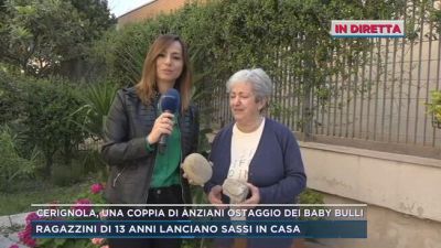 Cerignola, una coppia di anziani ostaggio dei baby bulli