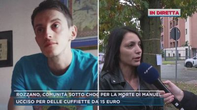 Da Rozzano, nel luogo dove è stato ucciso Manuel Mastrapasqua