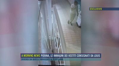 Omicidio Pierina Paganelli, Louis ripreso con vestiti diversi da quelli consegnati