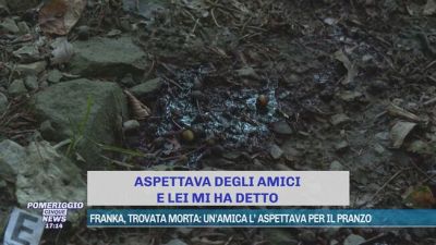 Franka, trovata morta: un'amica l'aspettava per il pranzo