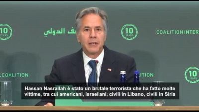 Blinken: il mondo è più sicuro senza il capo di Hezbollah Nasrallah