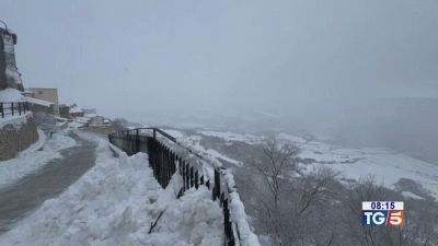 Ancora neve e vento su tutto il centro-sud