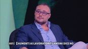 Aumenti ai lavoratori: la testimonianza in studio
