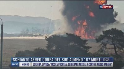Breaking News delle 11.00 | Schianto aereo Corea del Sud: almeno 167 morti