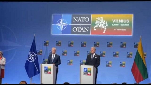 En Vilnius, Lituania, todo está listo para la cumbre de la OTAN