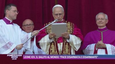 Leone XIV, il saluto al mondo