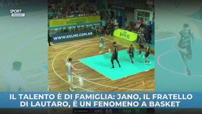 Il talento è di famiglia: Jano, il fratello di Lautaro, fenomeno del basket