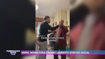 Narni, nonna Vera e nonno Lamberto star dei social