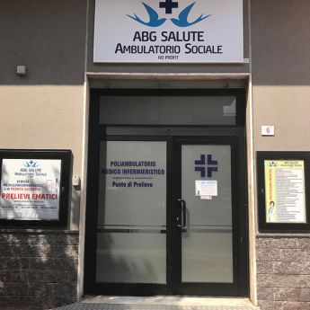 ABG SALUTE AMBULATORIO SOCIALE NO PROFIT entrata ambulatorio