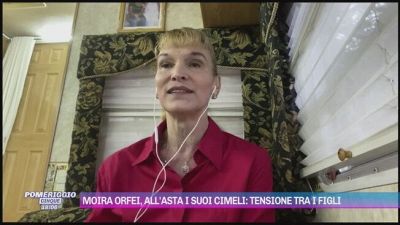 Moira Orfei, all'asta i suoi cimeli: tensione tra i figli