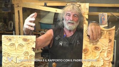 Mauro Corona e il rapporto con il padre-padrone