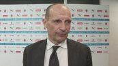Allegri: "Importante tornare a vincere in casa. Scudetto? Pensiamo ad arrivare a 70 punti il prima possibile"