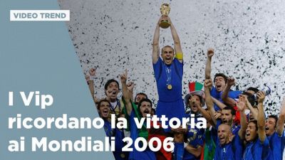 I Vip ricordano la vittoria ai Mondiali 2006