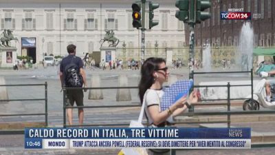 Breaking News delle 11.00 | Caldo record in Italia, tre vittime