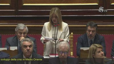 Meloni alle Camere, "Non vogliamo entrare nella guerra a Teheran"