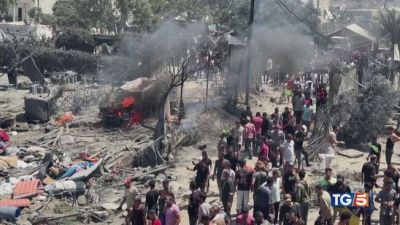 Guerra in Medio Oriente: raid israeliano nella Striscia di Gaza