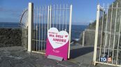 San Valentino e la via dell'amore e i fiori
