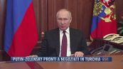 Breaking News delle 21.30 | Putin-Zelensky pronti a negoziati in Turchia