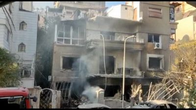 Le immagini di un raid a Damasco, media siriani: è stato Israele