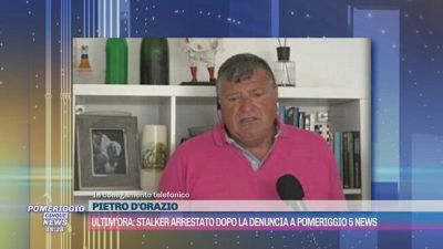 Ultim'ora: stalker arrestato dopo la denuncia a Pomeriggio cinque news