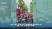 Zapata legge i nomi del Grande Torino