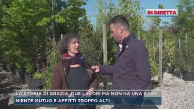 Con uno stipendio, ma senza una casa