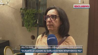 Delitto Poggi, la giornalista del corso di comunicazione di Sempio