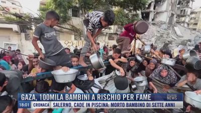 Breaking News delle 18.00 | Gaza, 100.000 bimbi a rischio per fame