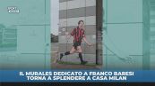 Casa Milan: ripristinato il murales dedicato a Franco Baresi