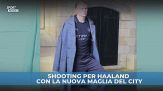 Haaland con la nuova maglia nera del City: fa già paura agli avversari