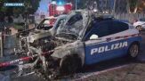 Avevano dato fuoco a 2 auto della Polfer, 15 indagati