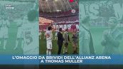 Muller saluta il Bayern: omaggio da brividi