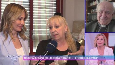 Addio Papa Francesco, Dorotea: "Ho aperto la porta, era il Papa"