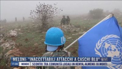 Breaking News delle 17.00 | Meloni: "Inaccettabili attacchi a caschi blu"